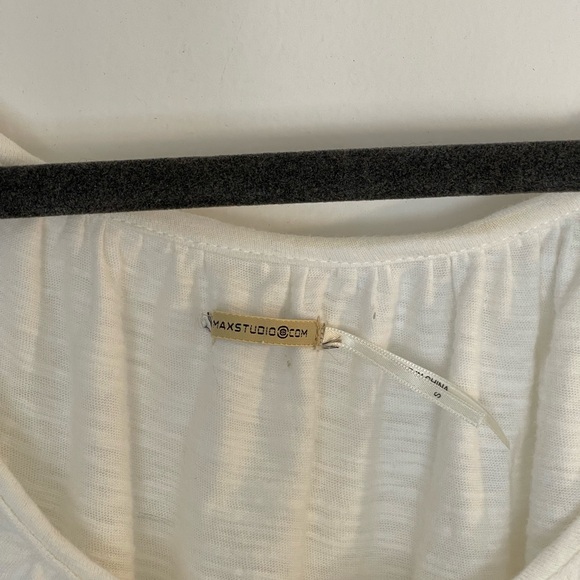 Max Studio top Sz S bubble sleeves - Picture 2 of 5